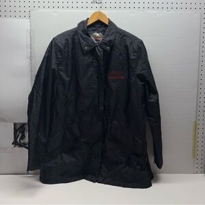 Harley Davidson Satin Quilted Windbreaker Jacket